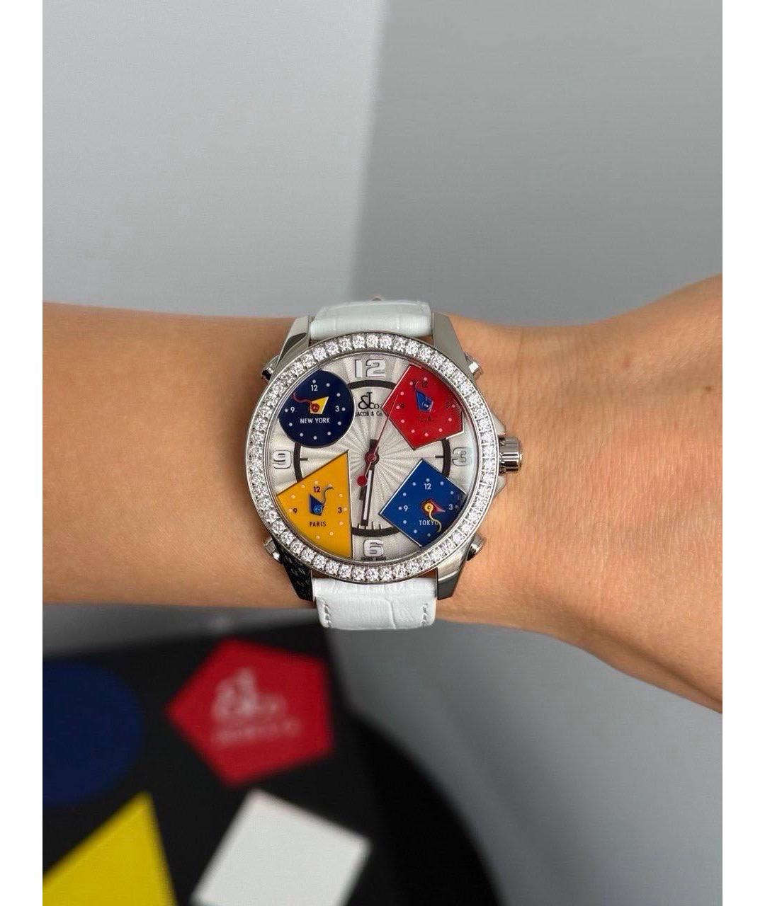 JACOB&CO Белые часы, фото 4