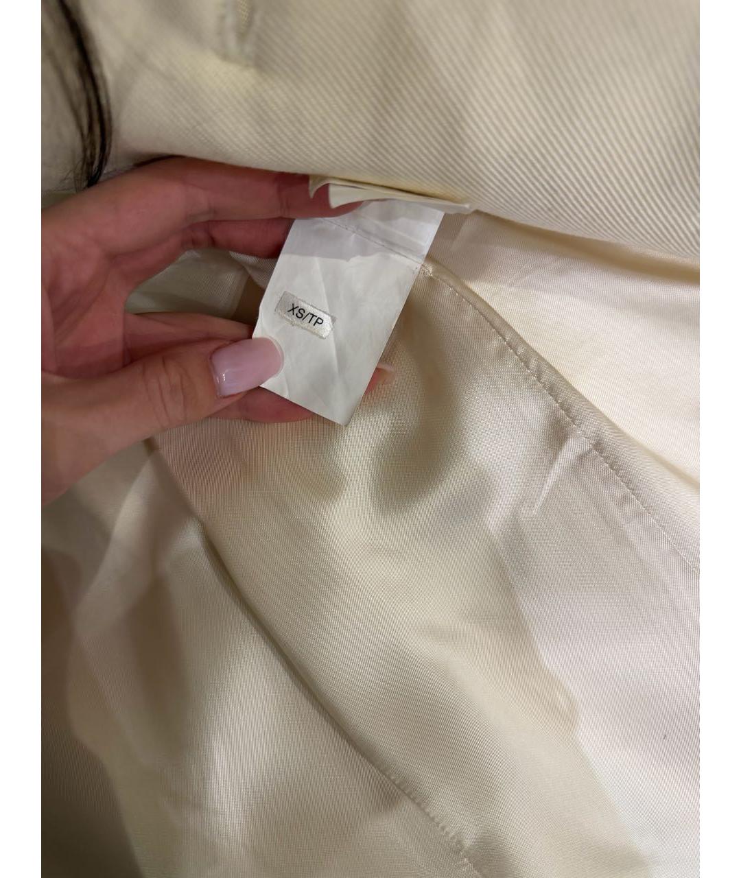 WARDROBE.NYC Белое шерстяное пальто, фото 5