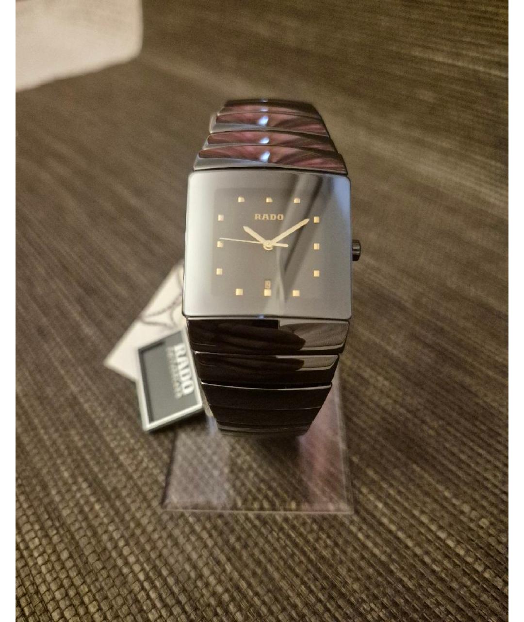 RADO Черные керамические часы, фото 2