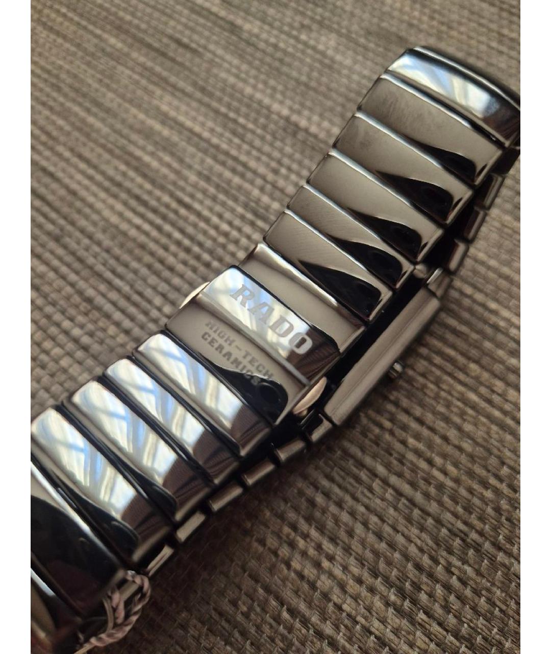 RADO Черные керамические часы, фото 5