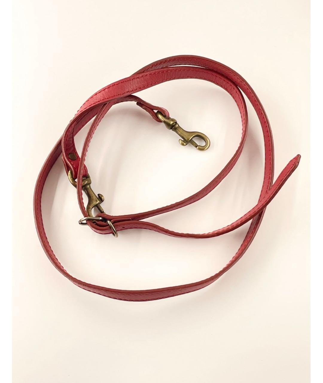 BALENCIAGA Красная кожаная сумка через плечо, фото 8