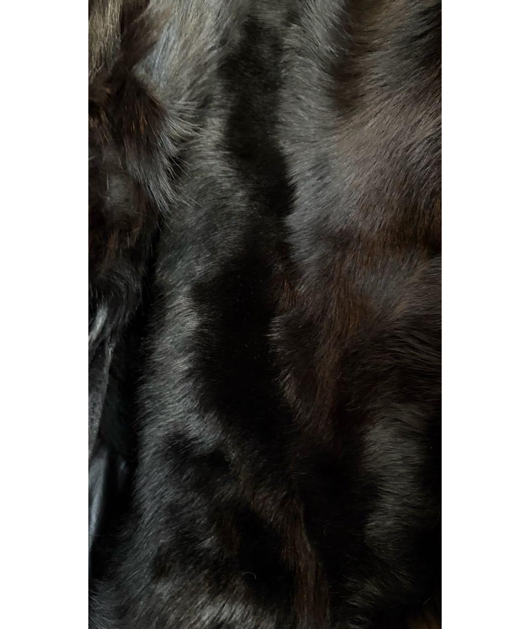 IRO Черный кожаный жилет, фото 5