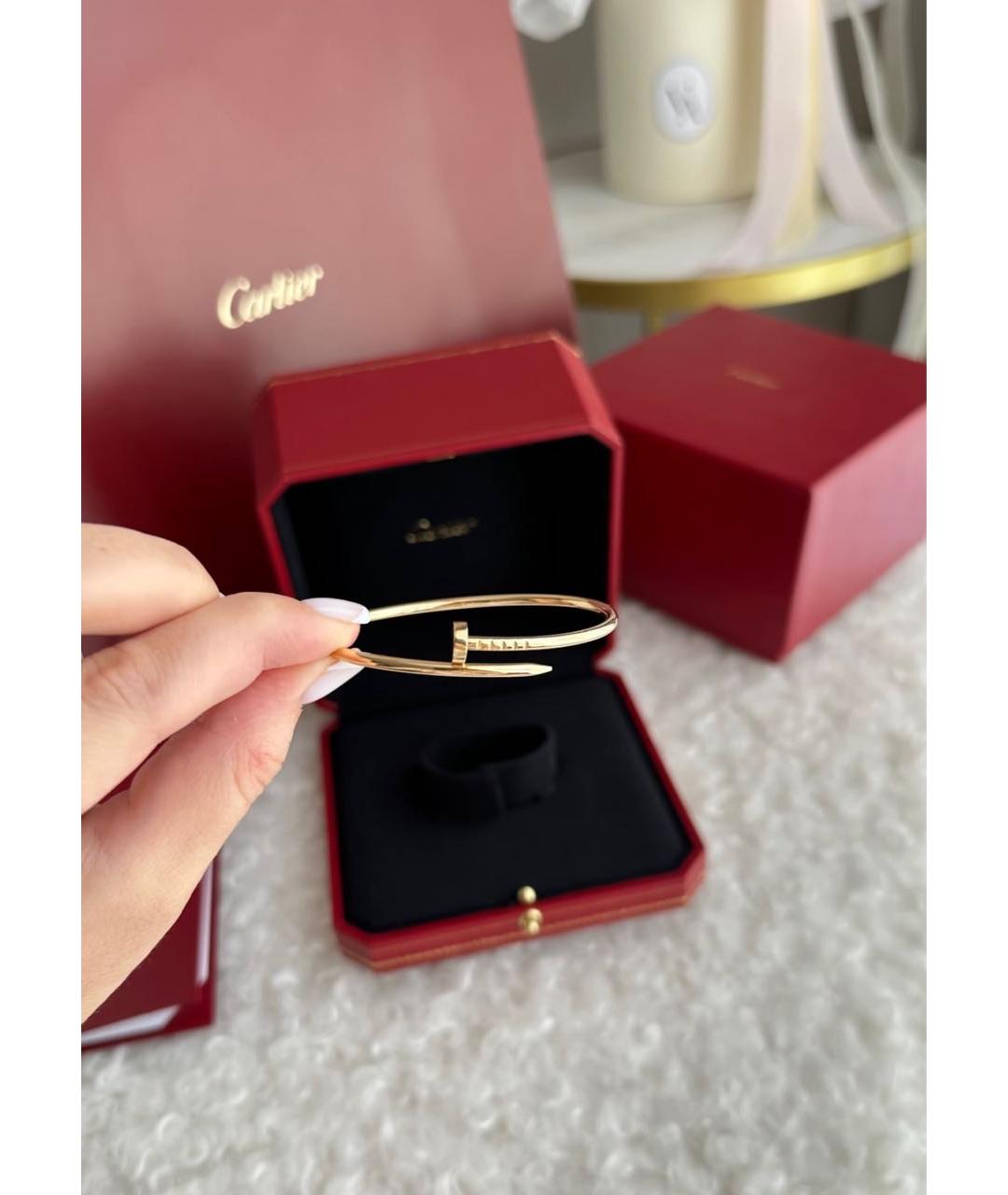 CARTIER Золотой браслет из желтого золота, фото 2