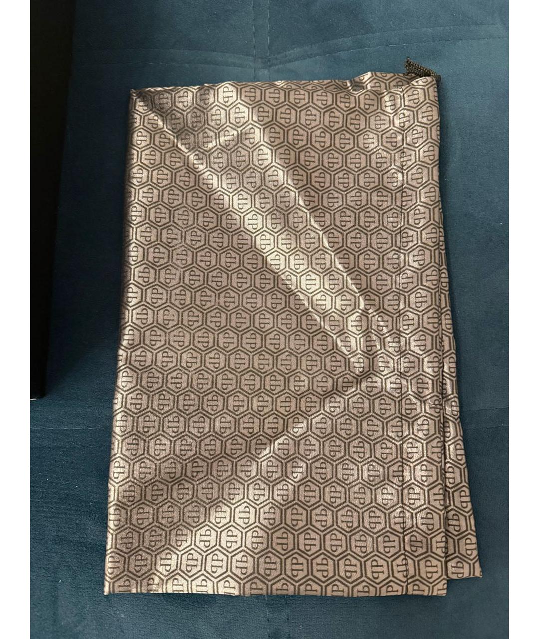 PHILIPP PLEIN Белые кожаные кеды, фото 5