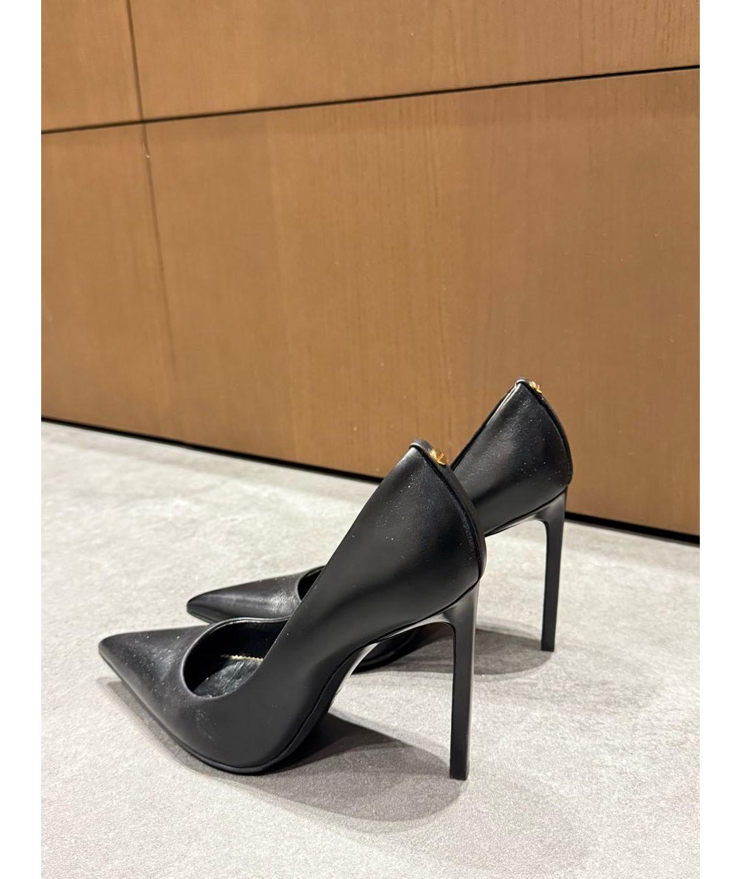 TOM FORD Черные кожаные туфли, фото 4