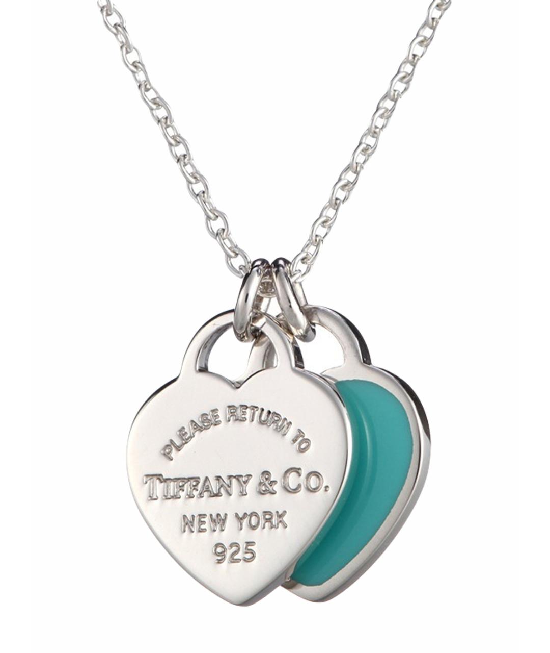 TIFFANY&CO Бирюзовое серебряное колье, фото 1