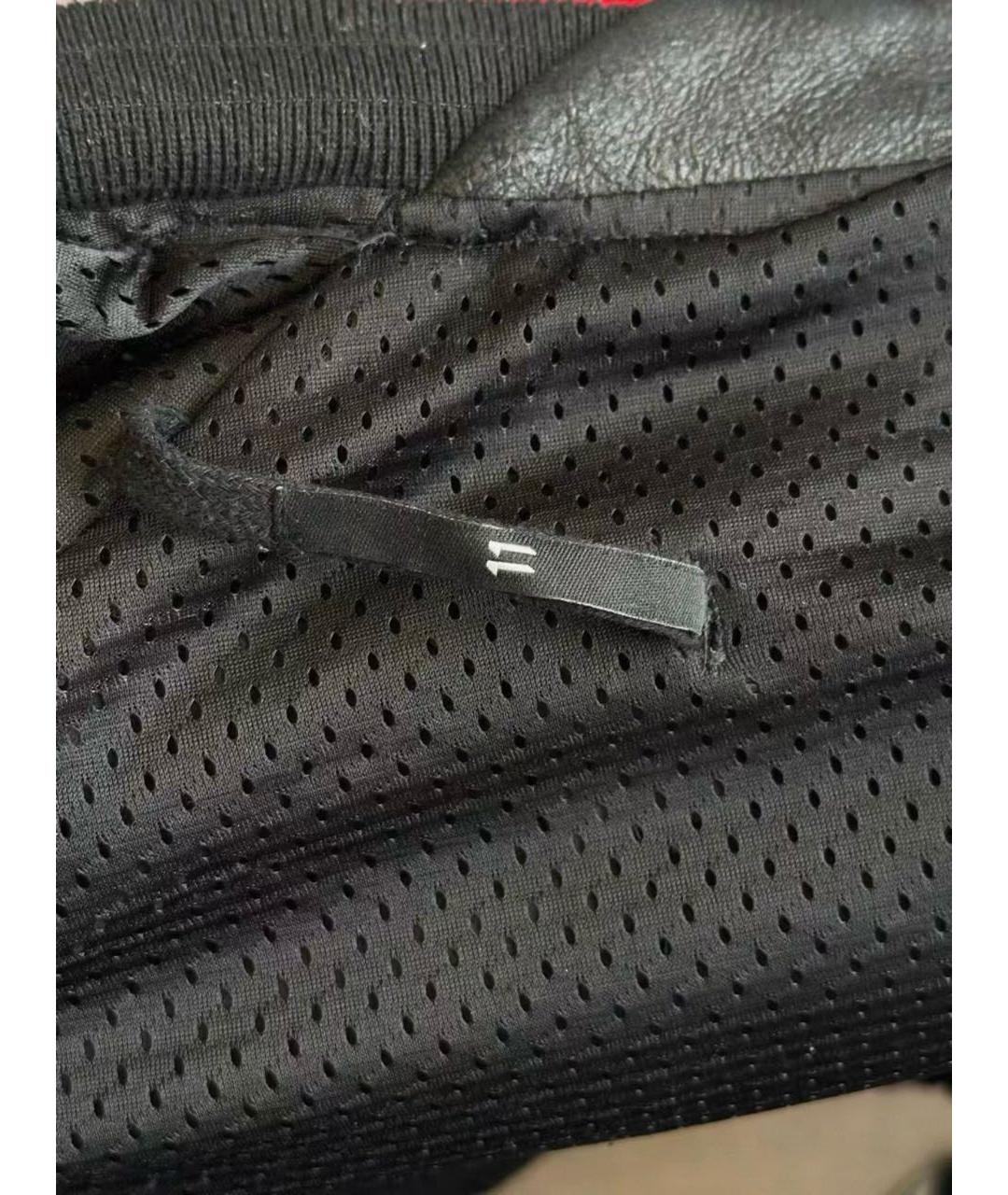 11 BY BORIS BIDJAN SABERI Черная кожаная куртка, фото 8