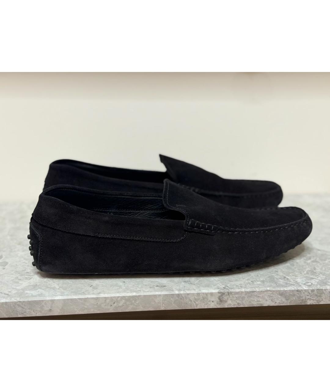 TOD'S Черные замшевые мокасины, фото 6