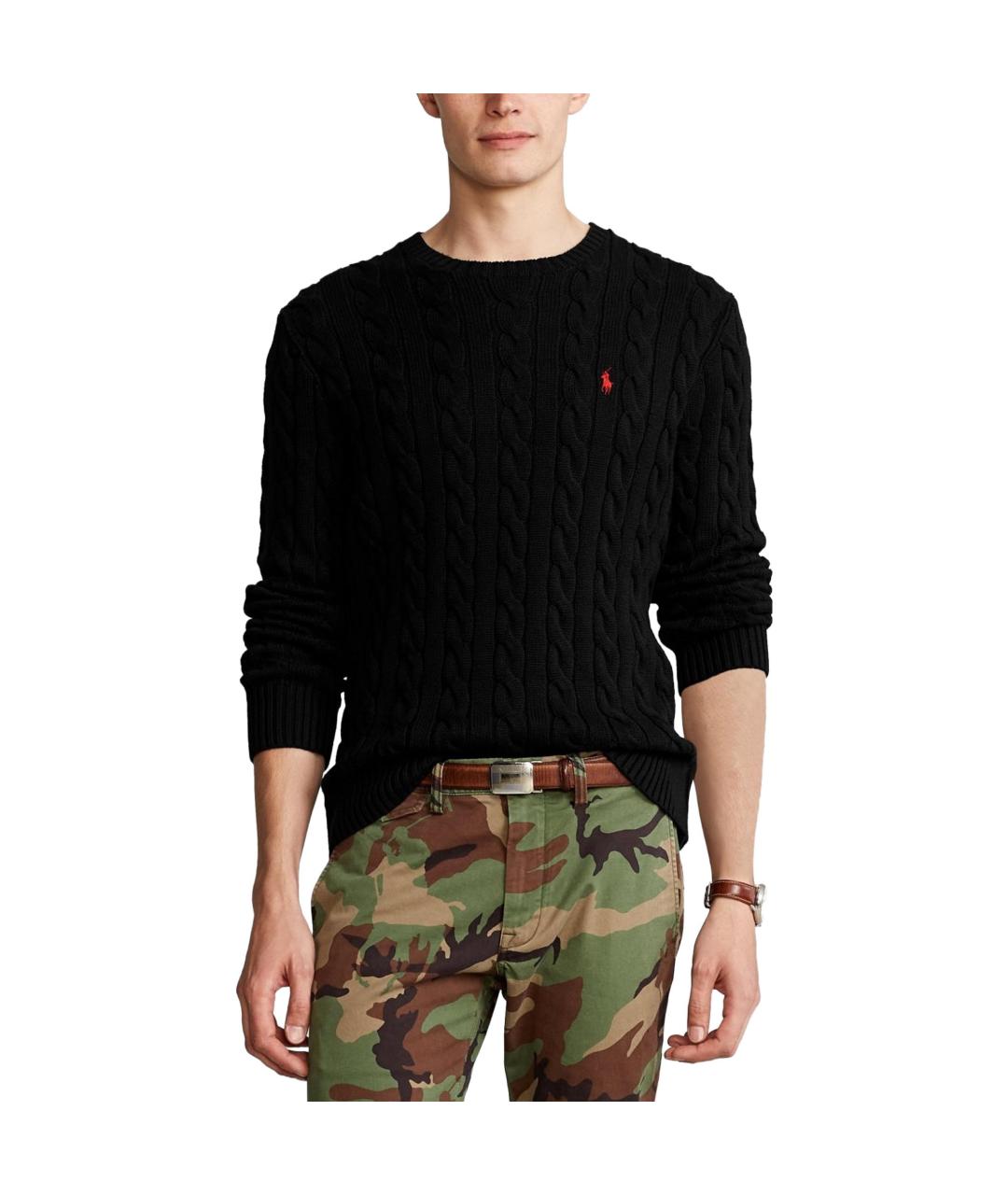 POLO RALPH LAUREN Черный джемпер / свитер, фото 3