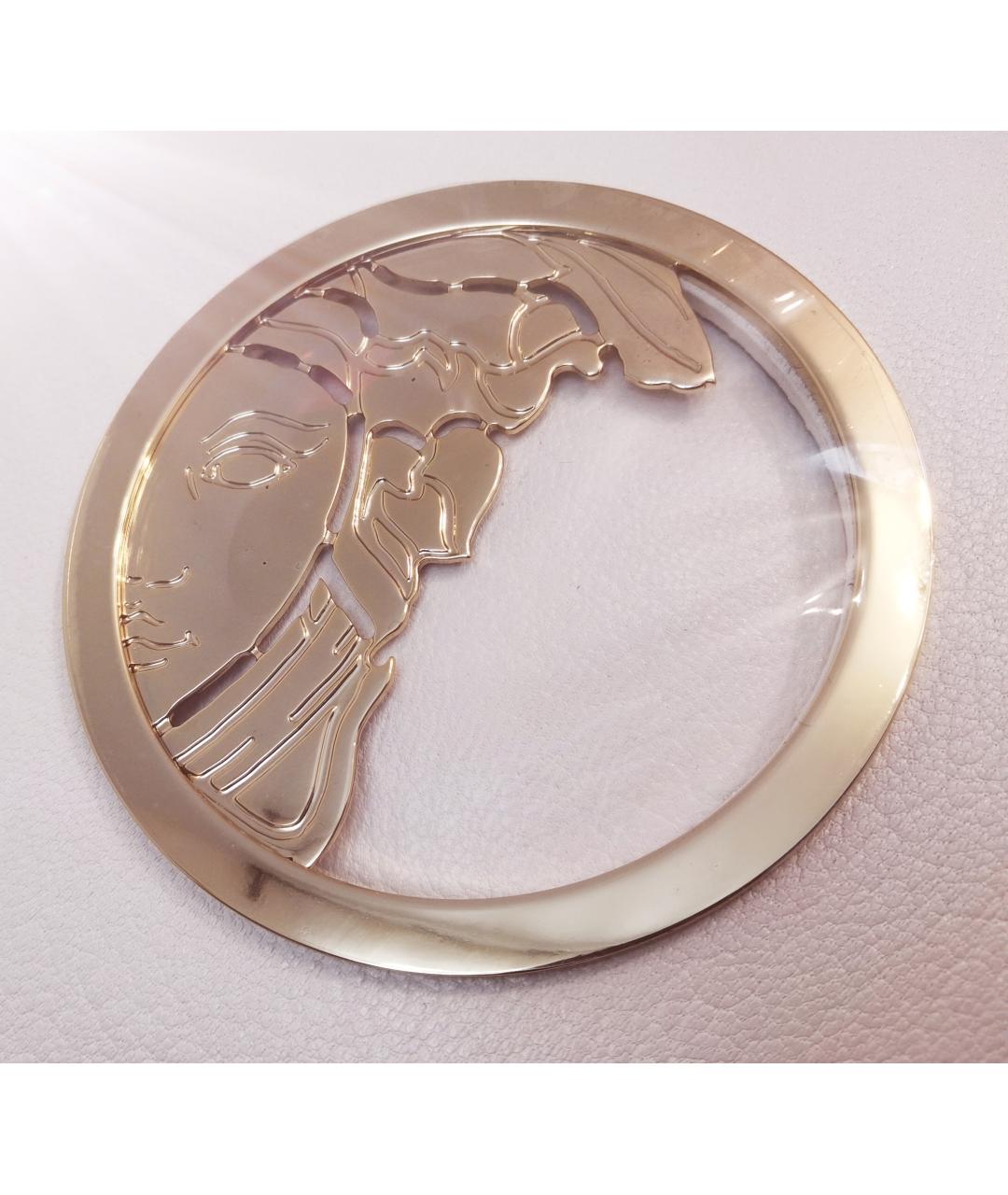 VERSACE Белая кожаная сумка тоут, фото 9