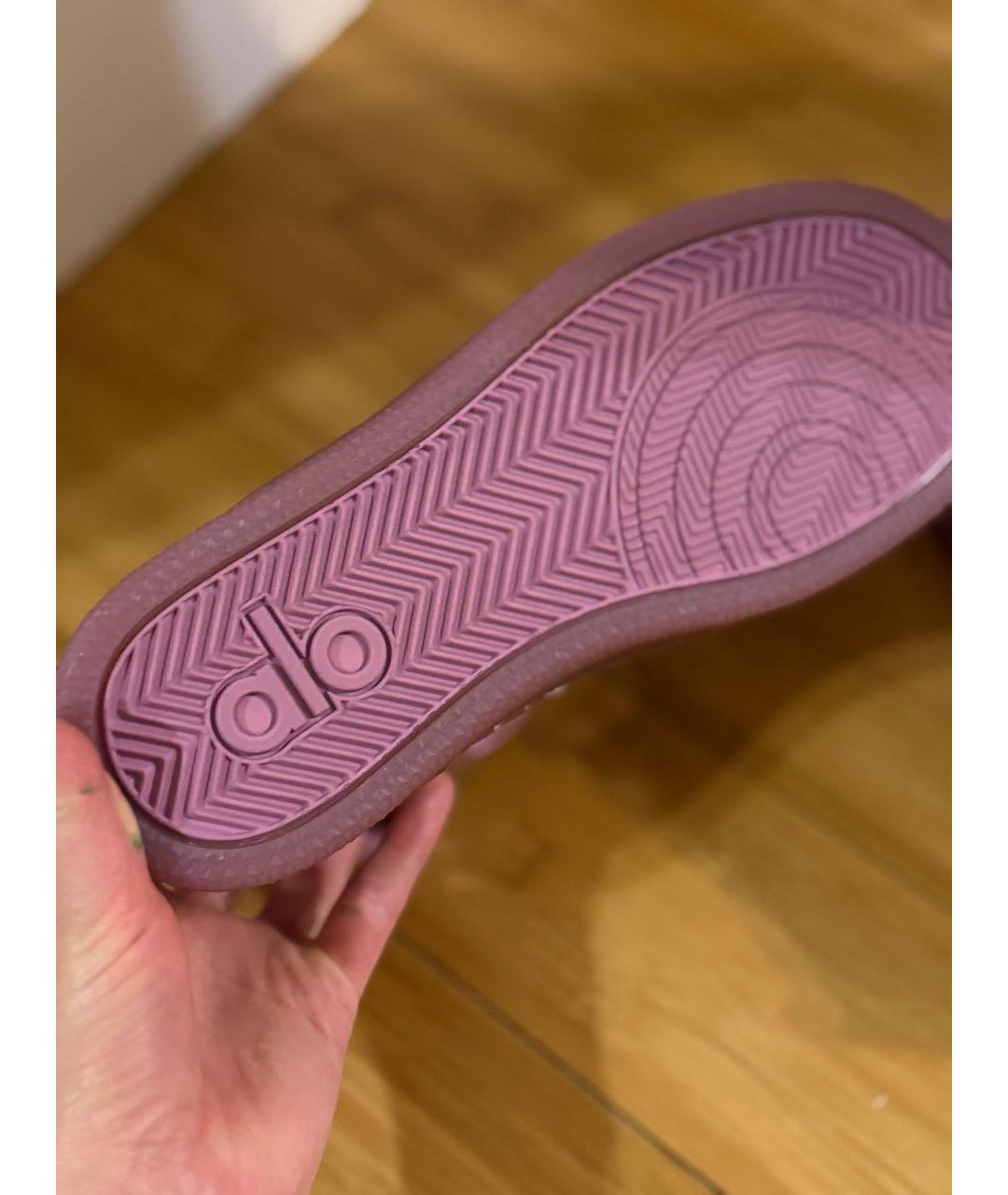 ALO YOGA Розовые кожаные кроссовки, фото 6