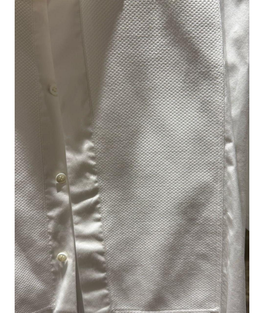 CHRISTIAN DIOR Белая хлопковая рубашка, фото 2