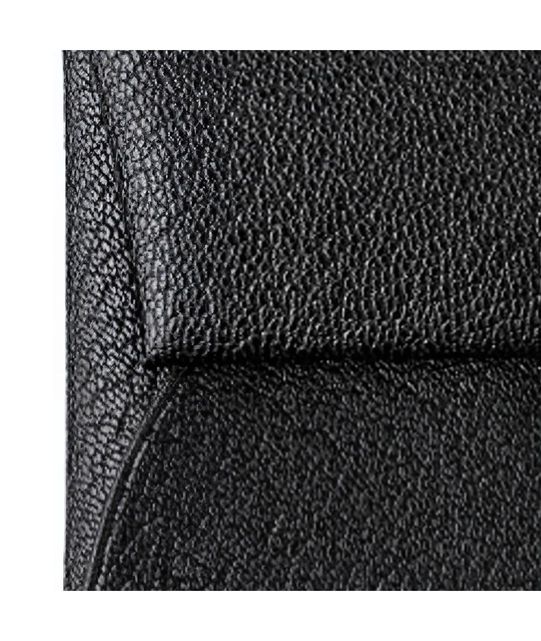 HERMES Черный кожаный кошелек, фото 4