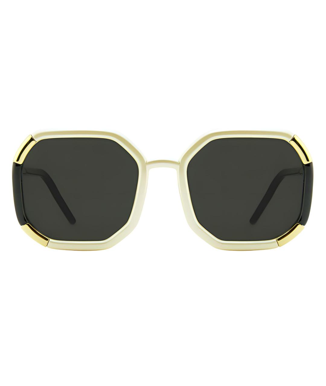 PRADA Черные металлические солнцезащитные очки, фото 2