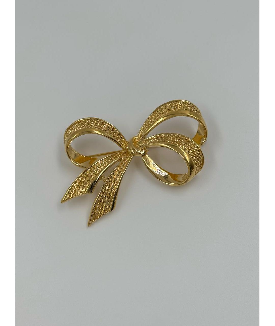 NINA RICCI Золотая позолоченная булавка / брошь, фото 6