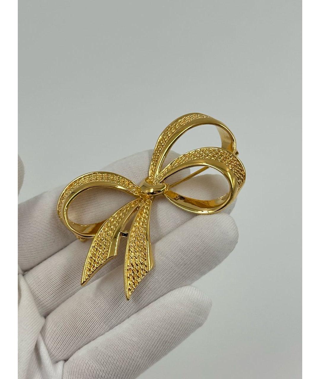 NINA RICCI Золотая позолоченная булавка / брошь, фото 4