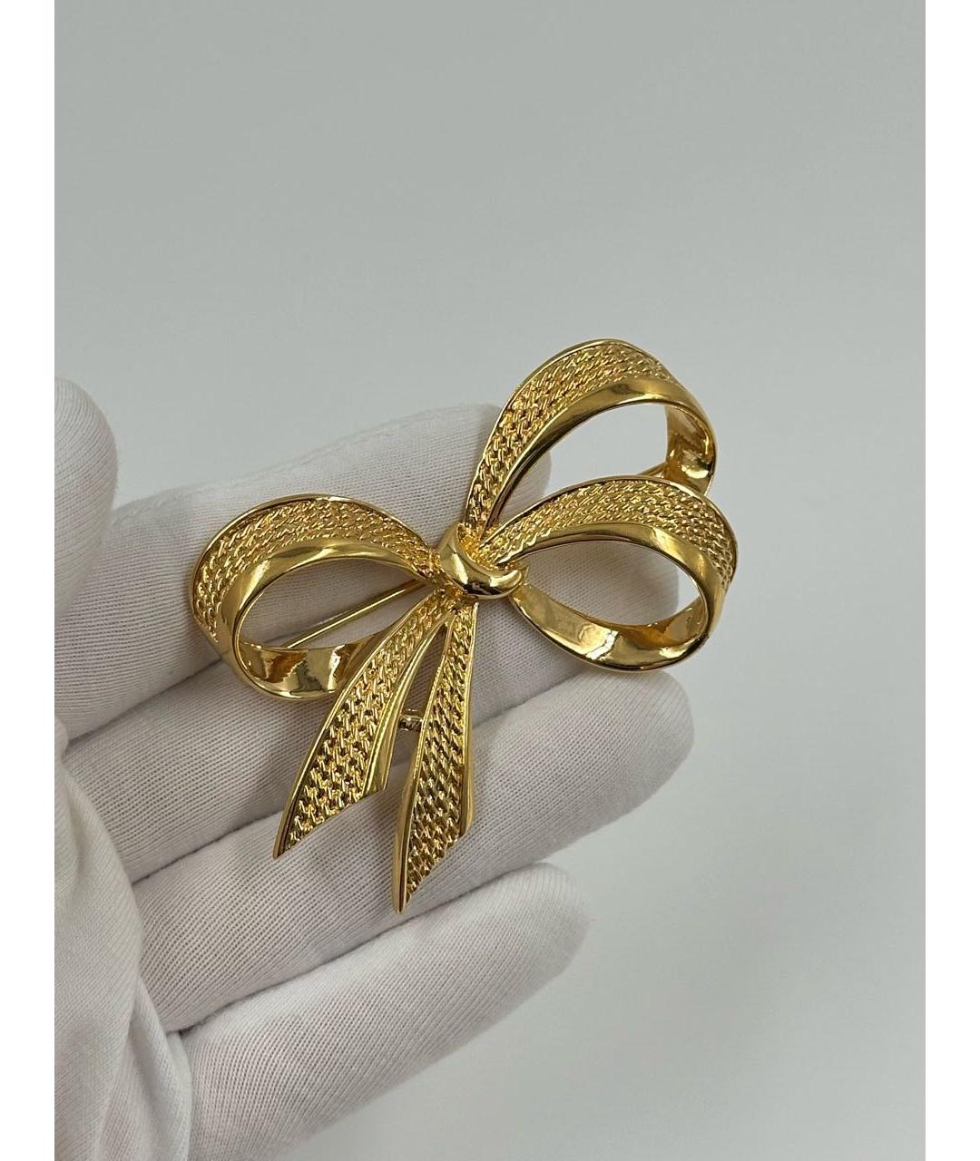 NINA RICCI Золотая позолоченная булавка / брошь, фото 3