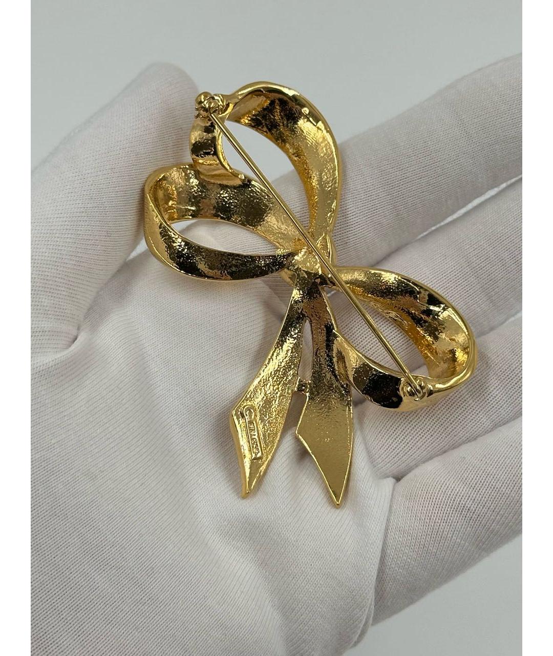NINA RICCI Золотая позолоченная булавка / брошь, фото 5