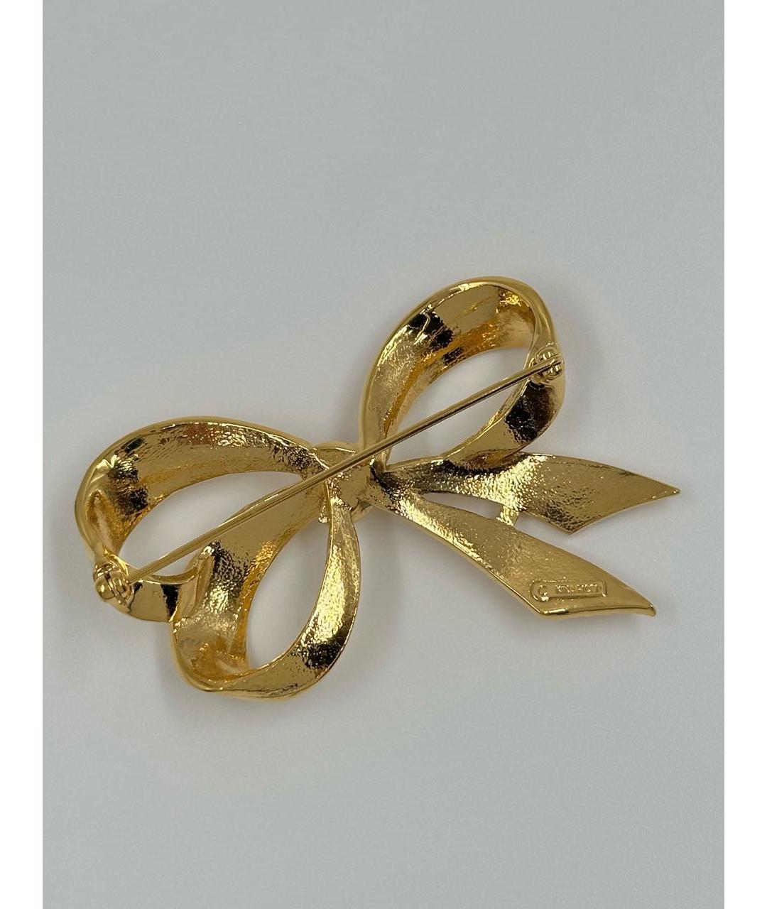 NINA RICCI Золотая позолоченная булавка / брошь, фото 2