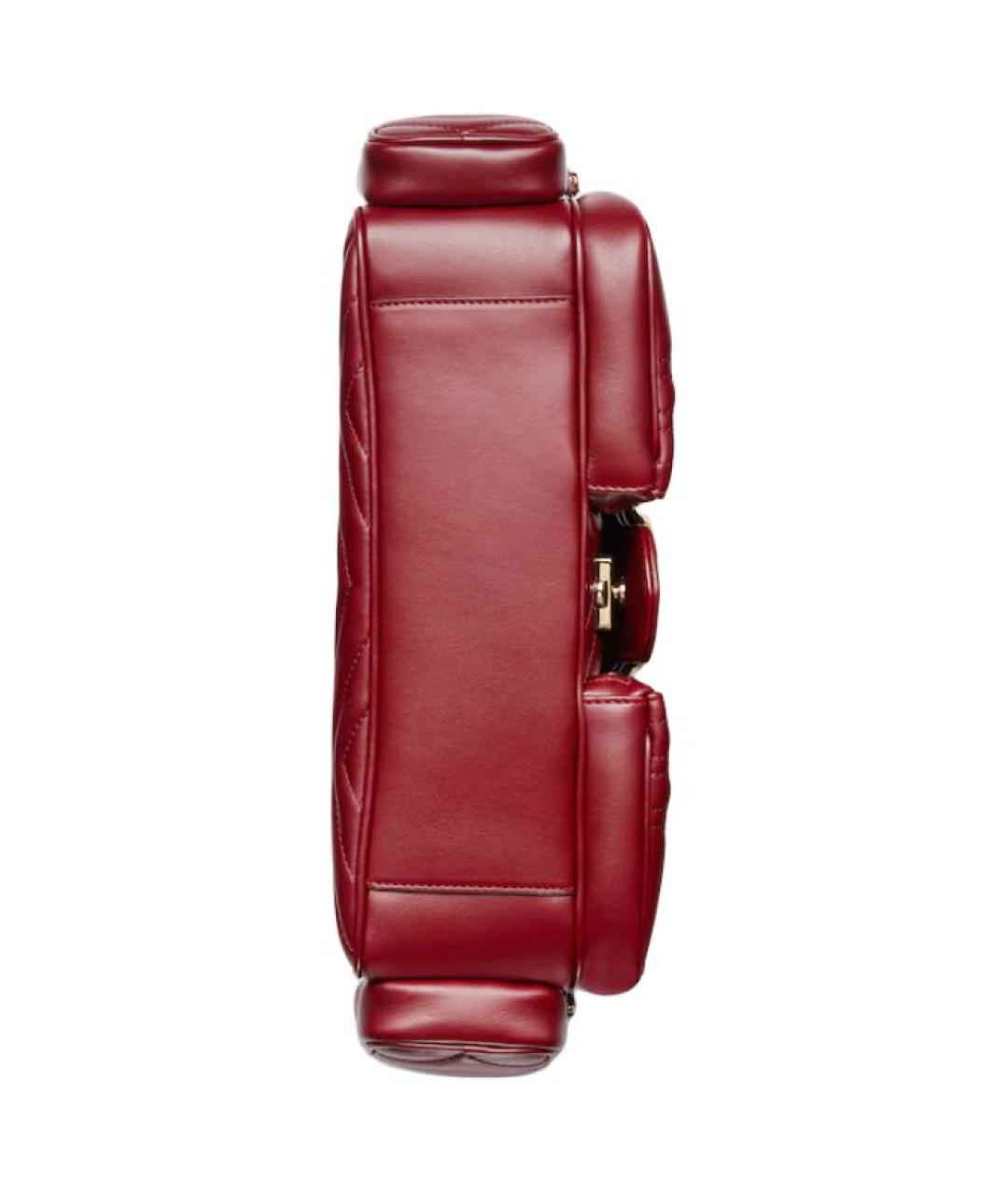 GUCCI Бордовая кожаная сумка через плечо, фото 5