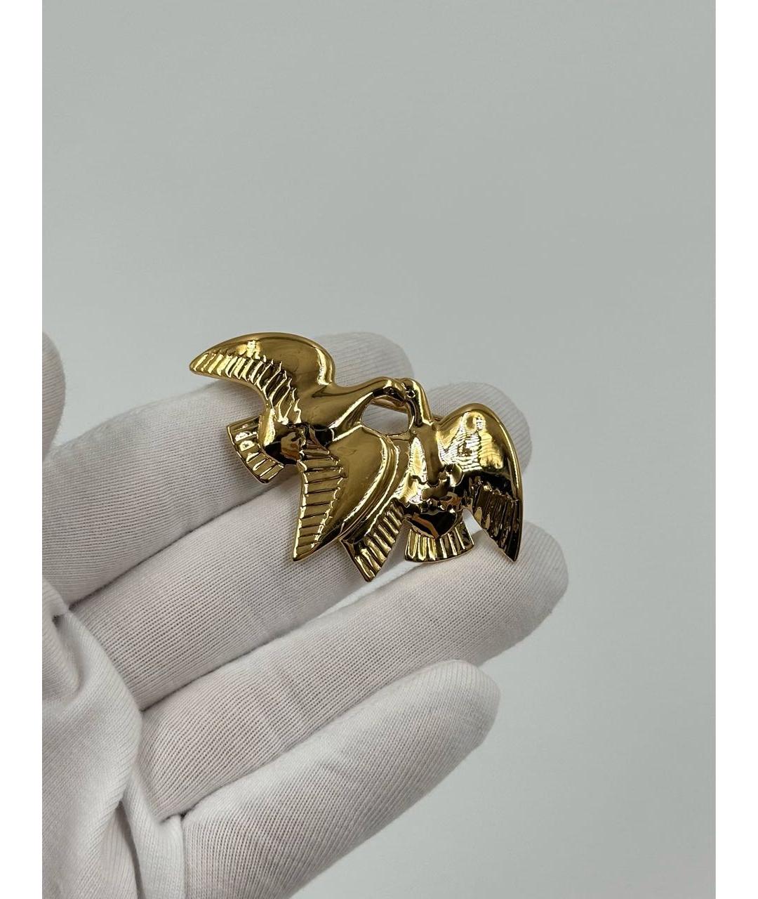 NINA RICCI Золотая позолоченная булавка / брошь, фото 2