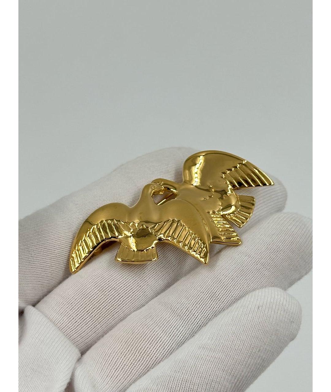 NINA RICCI Золотая позолоченная булавка / брошь, фото 4