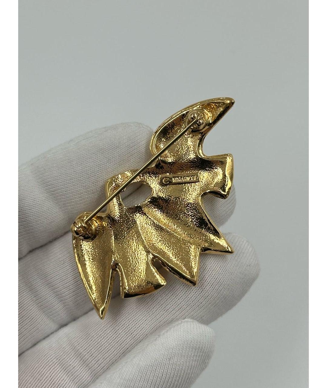 NINA RICCI Золотая позолоченная булавка / брошь, фото 5