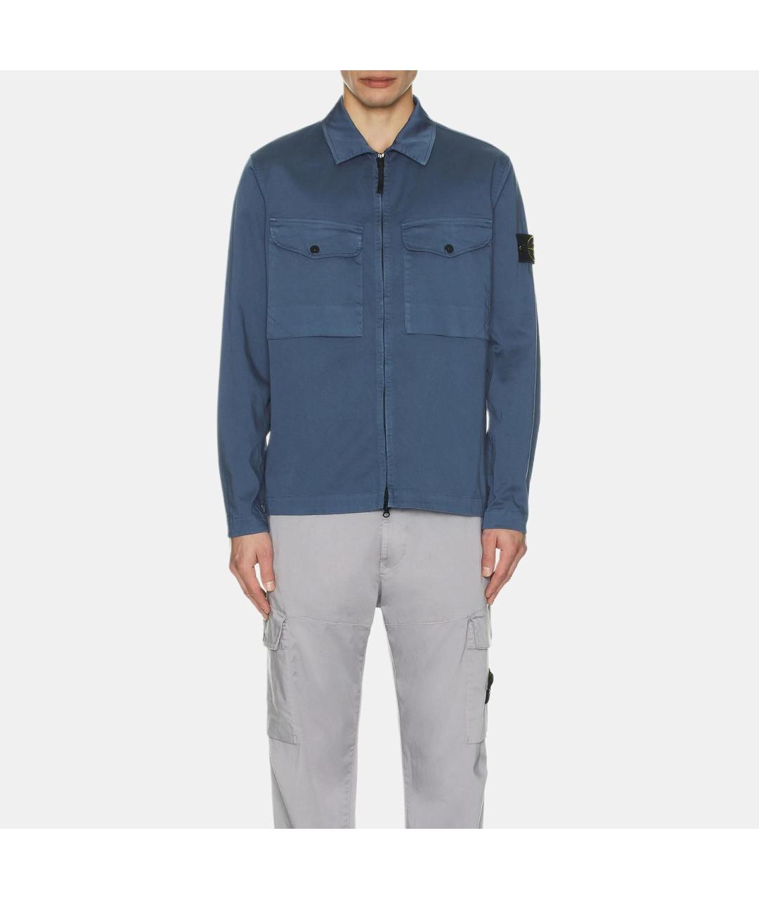 STONE ISLAND Синяя куртка, фото 5