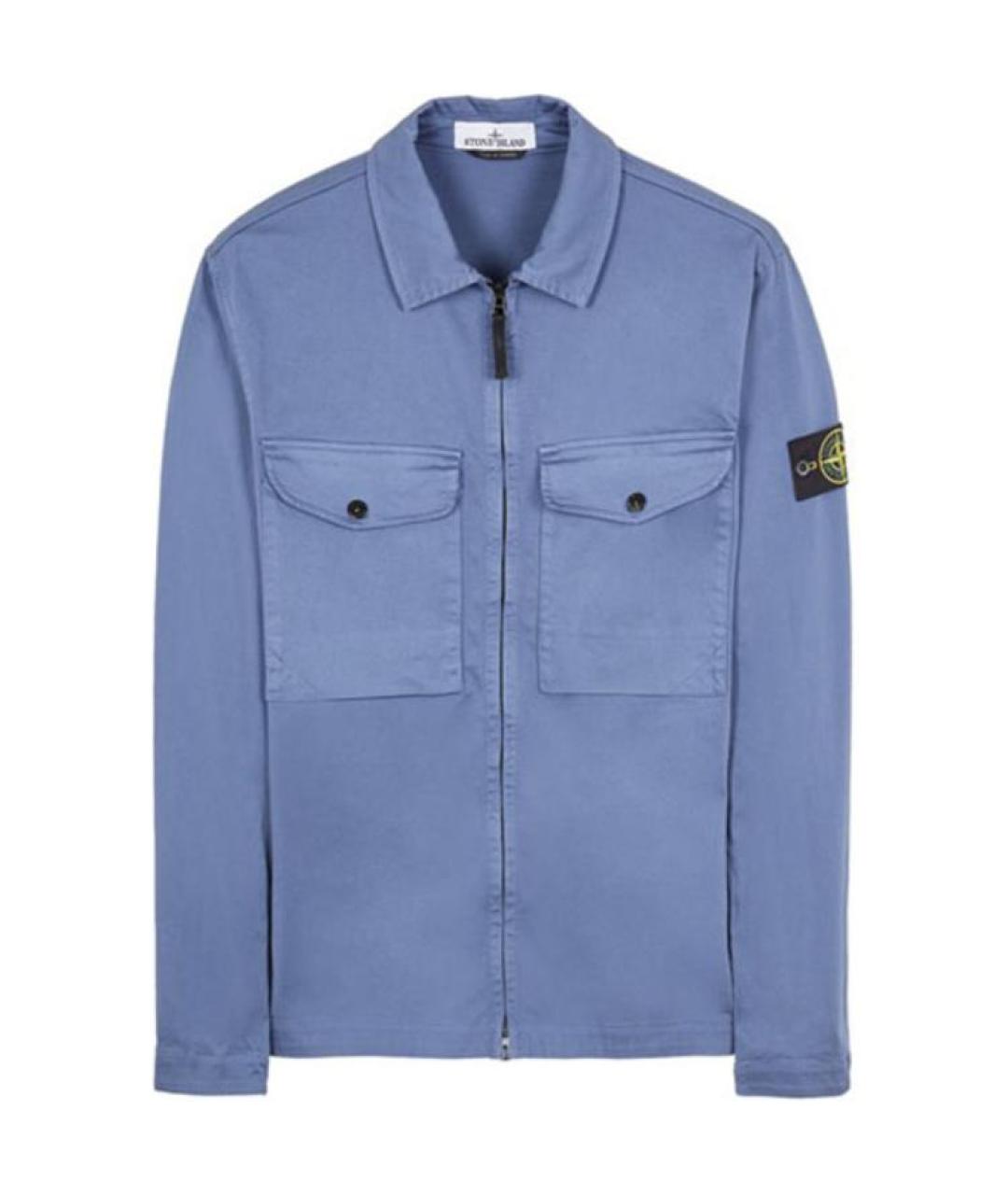 STONE ISLAND Синяя куртка, фото 4
