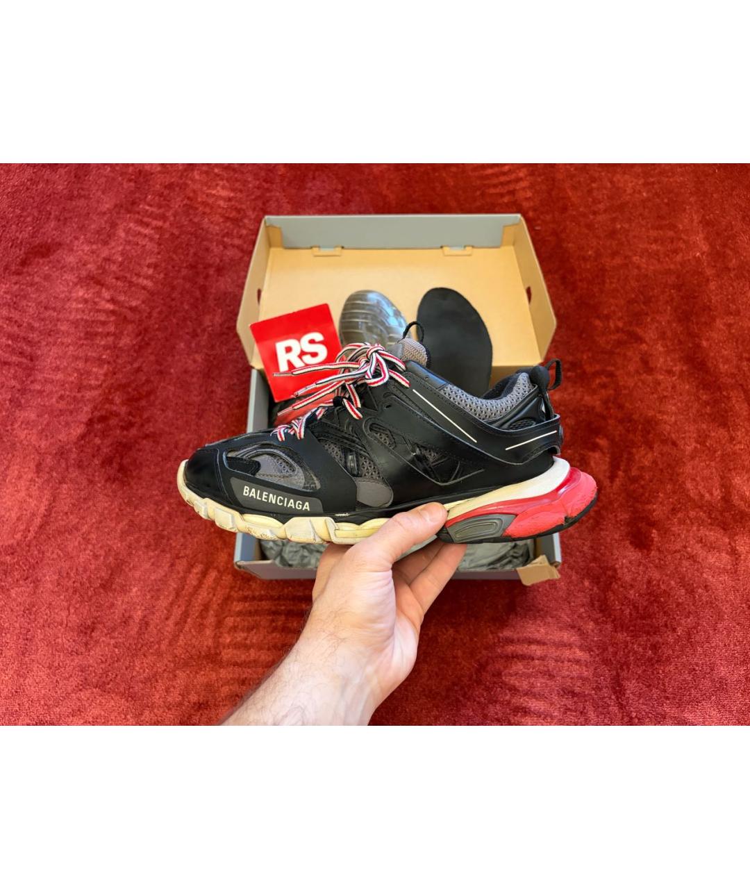 BALENCIAGA Мульти текстильные низкие кроссовки / кеды, фото 9