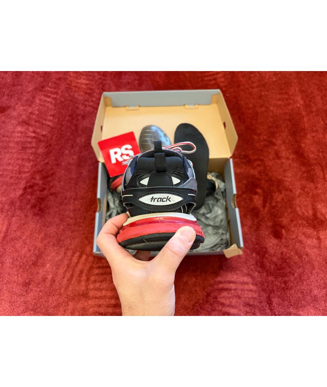 BALENCIAGA Мульти текстильные низкие кроссовки / кеды, фото 4