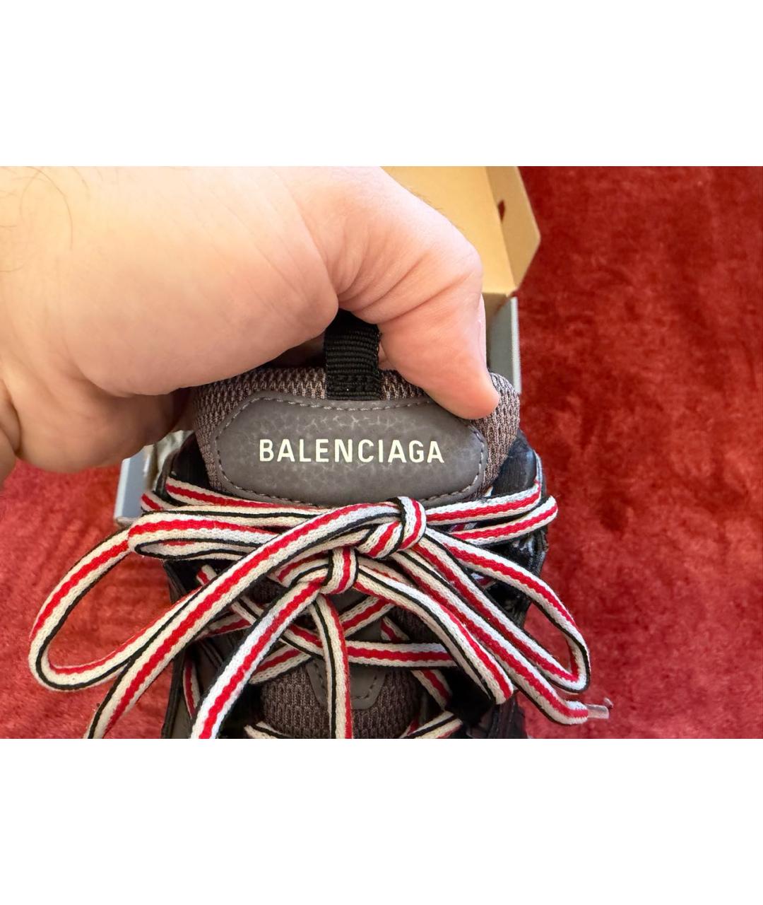 BALENCIAGA Мульти текстильные низкие кроссовки / кеды, фото 6