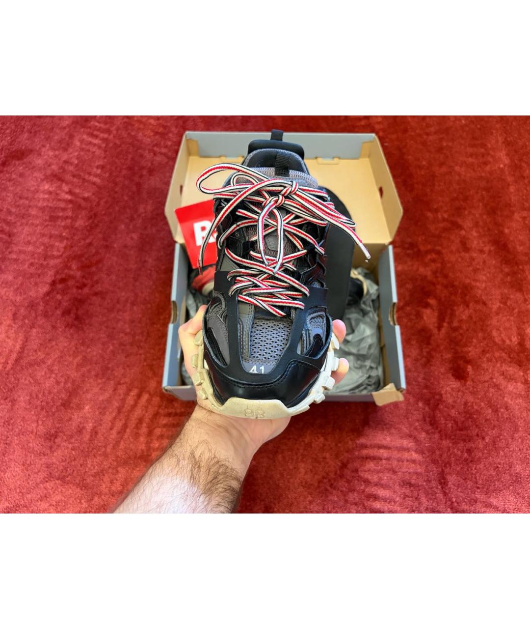 BALENCIAGA Мульти текстильные низкие кроссовки / кеды, фото 2