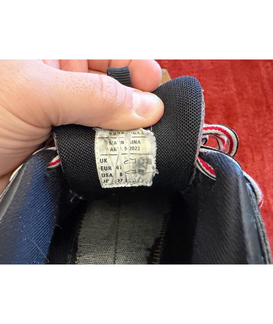 BALENCIAGA Мульти текстильные низкие кроссовки / кеды, фото 7