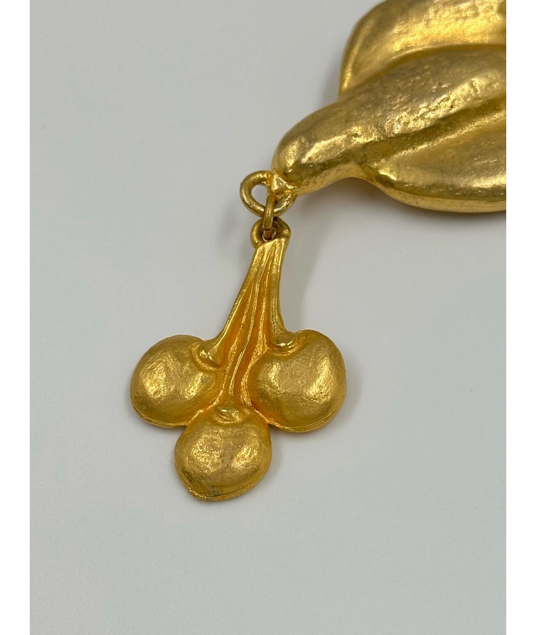 KENZO Золотая позолоченная булавка / брошь, фото 2