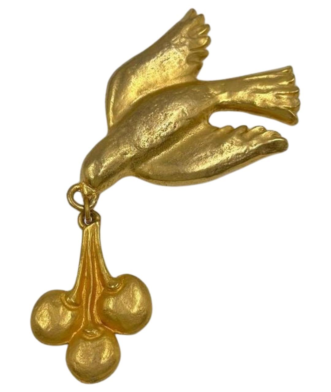 KENZO Золотая позолоченная булавка / брошь, фото 1