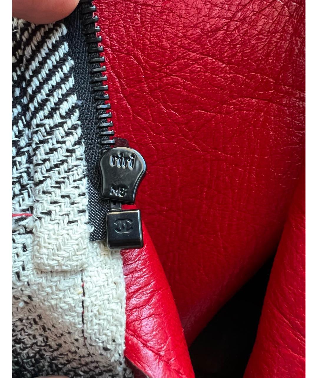 CHANEL Красный кожаный тренч/плащ, фото 5