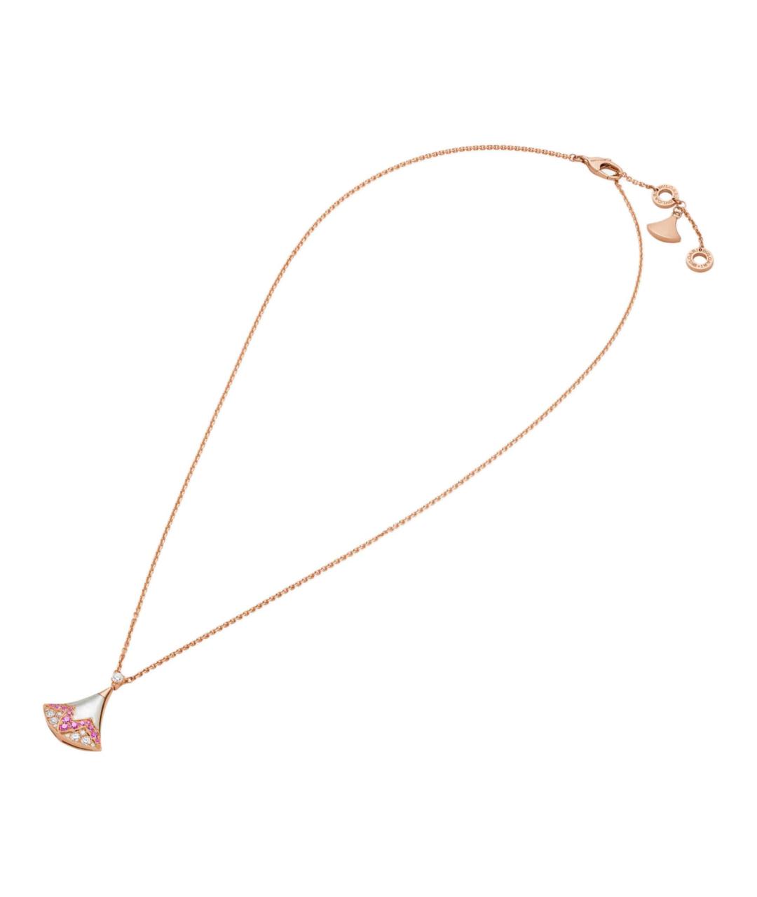 BVLGARI Золотое колье из розового золота, фото 2