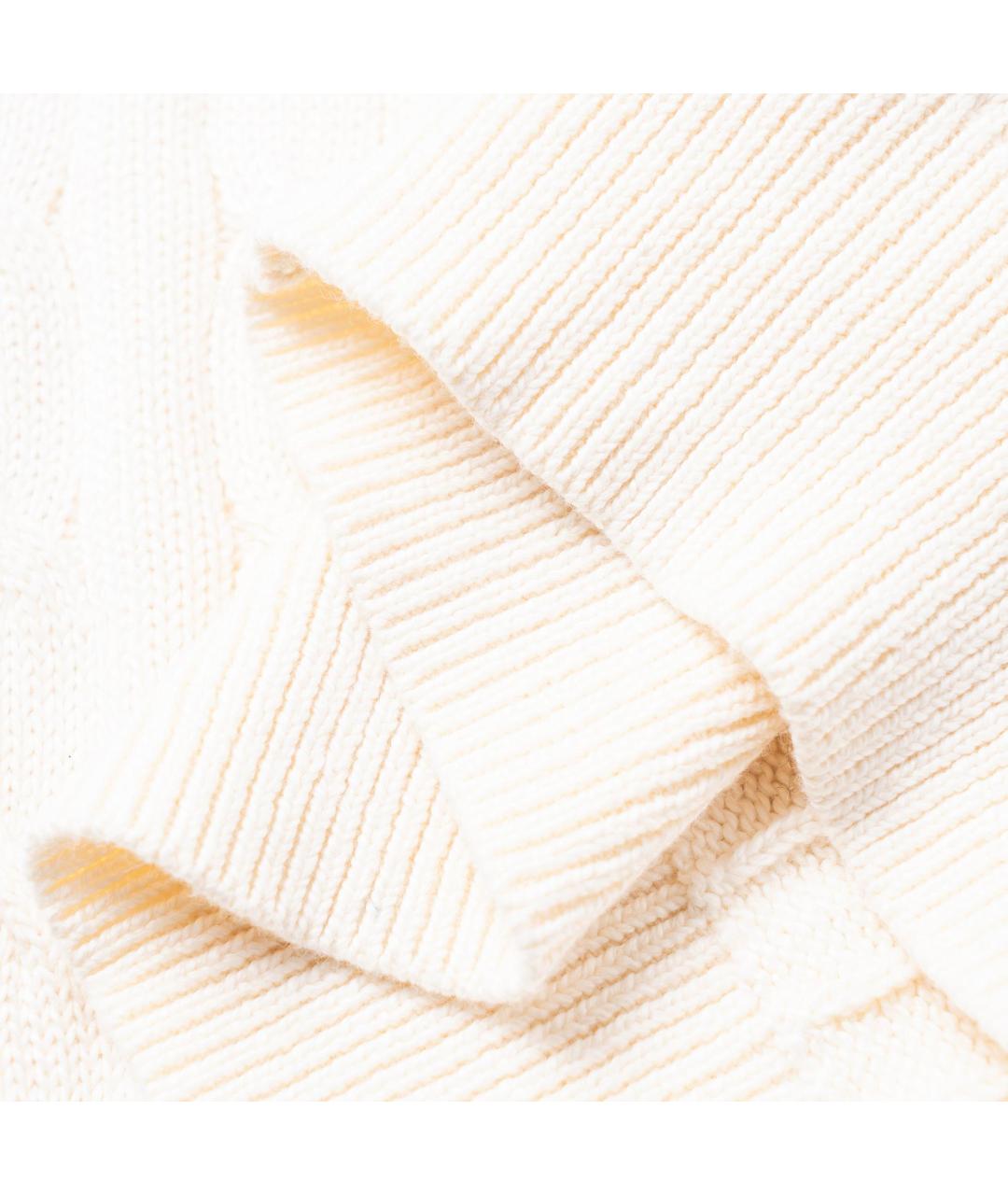 POLO RALPH LAUREN Бежевое хлопковое поло с коротким рукавом, фото 5