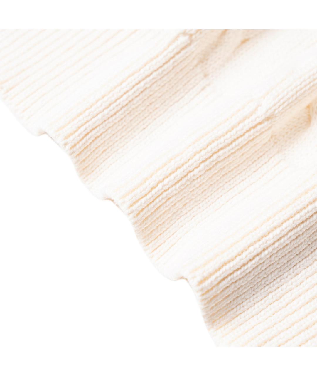 POLO RALPH LAUREN Бежевое хлопковое поло с коротким рукавом, фото 3