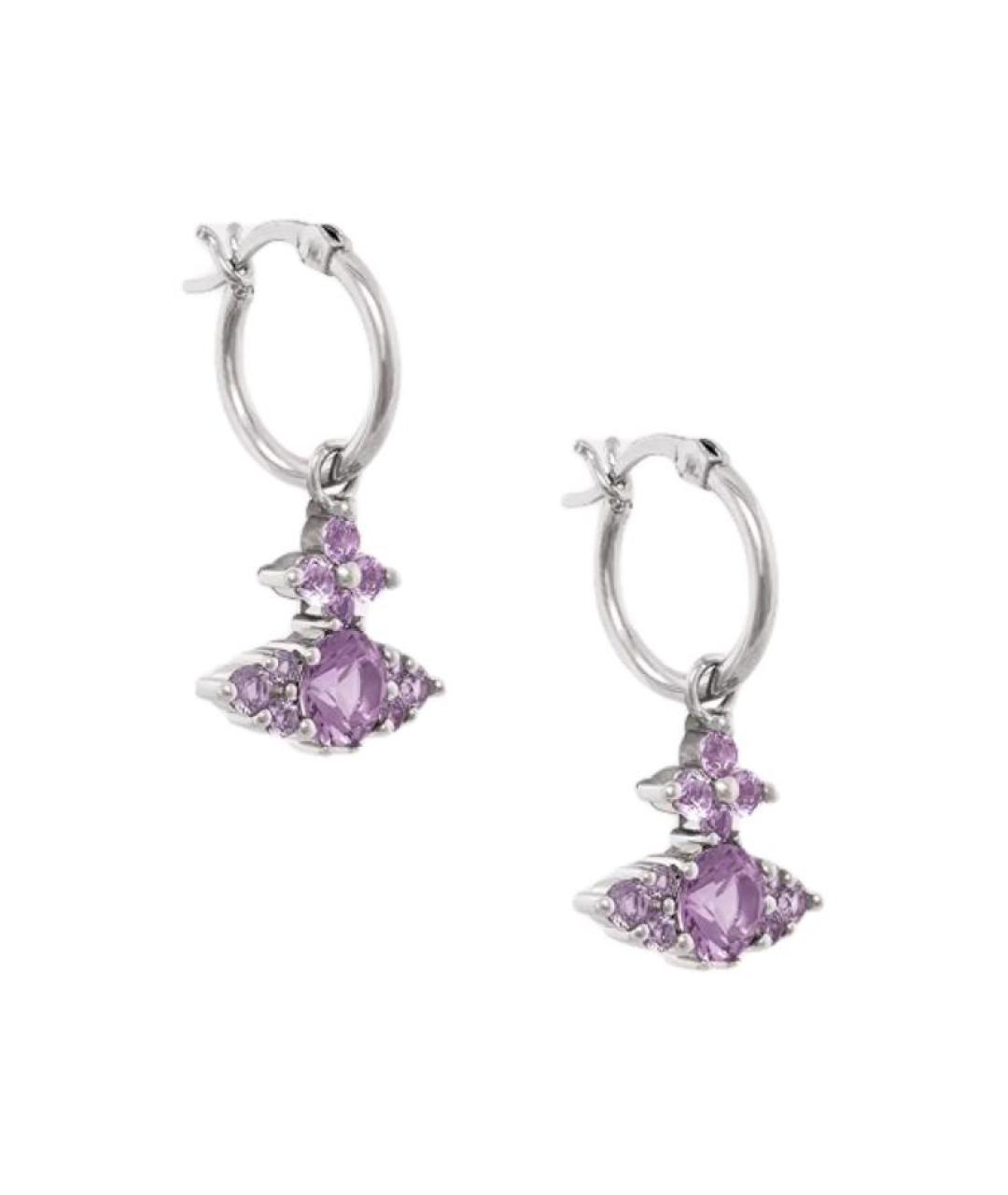 VIVIENNE WESTWOOD Серебряные металлические серьги, фото 3