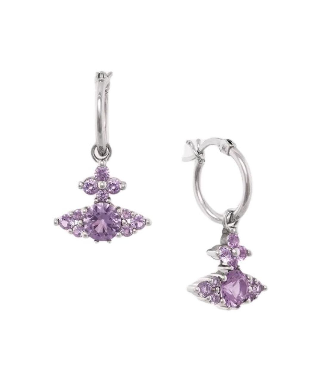 VIVIENNE WESTWOOD Серебряные металлические серьги, фото 1