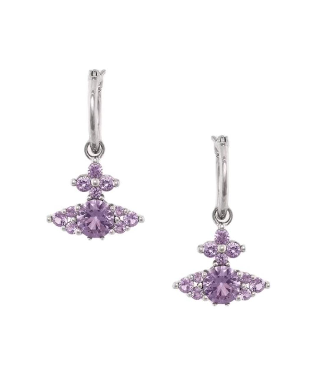 VIVIENNE WESTWOOD Серебряные металлические серьги, фото 2