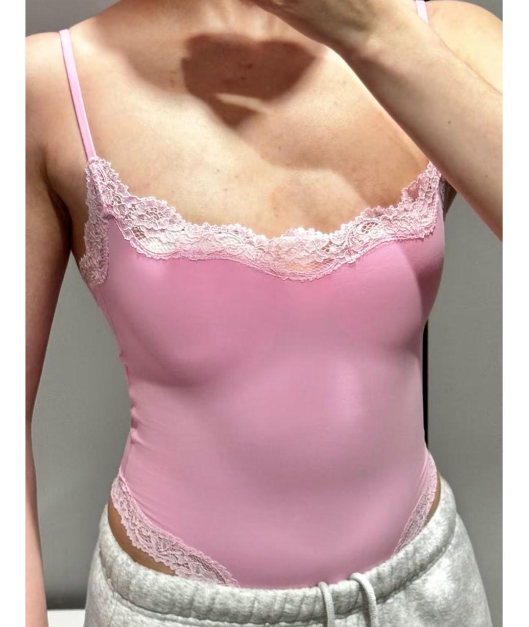 SKIMS Розовое боди, фото 5