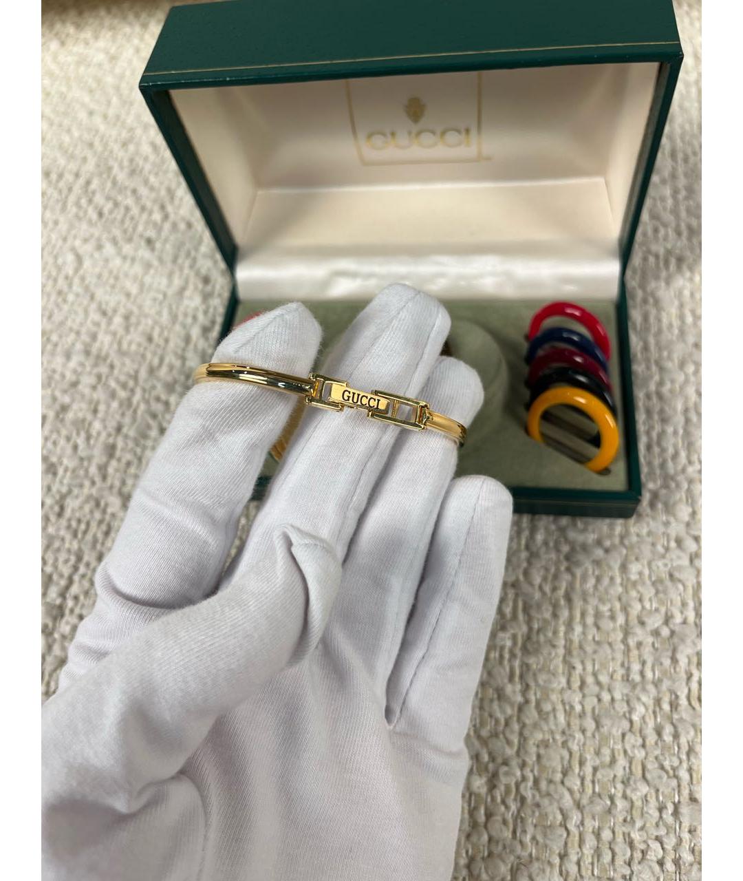 GUCCI Золотые позолоченные часы, фото 7