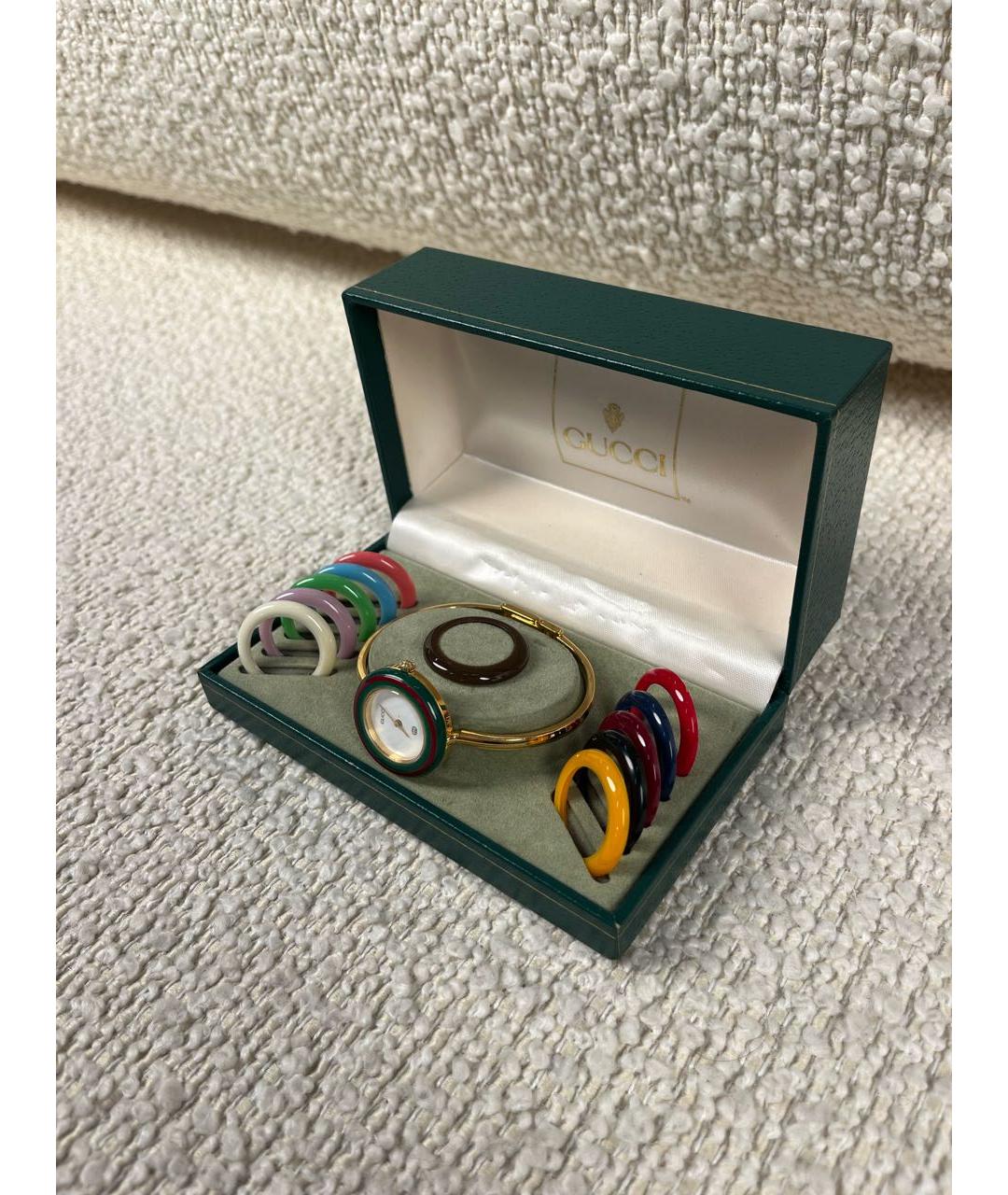 GUCCI Золотые позолоченные часы, фото 4