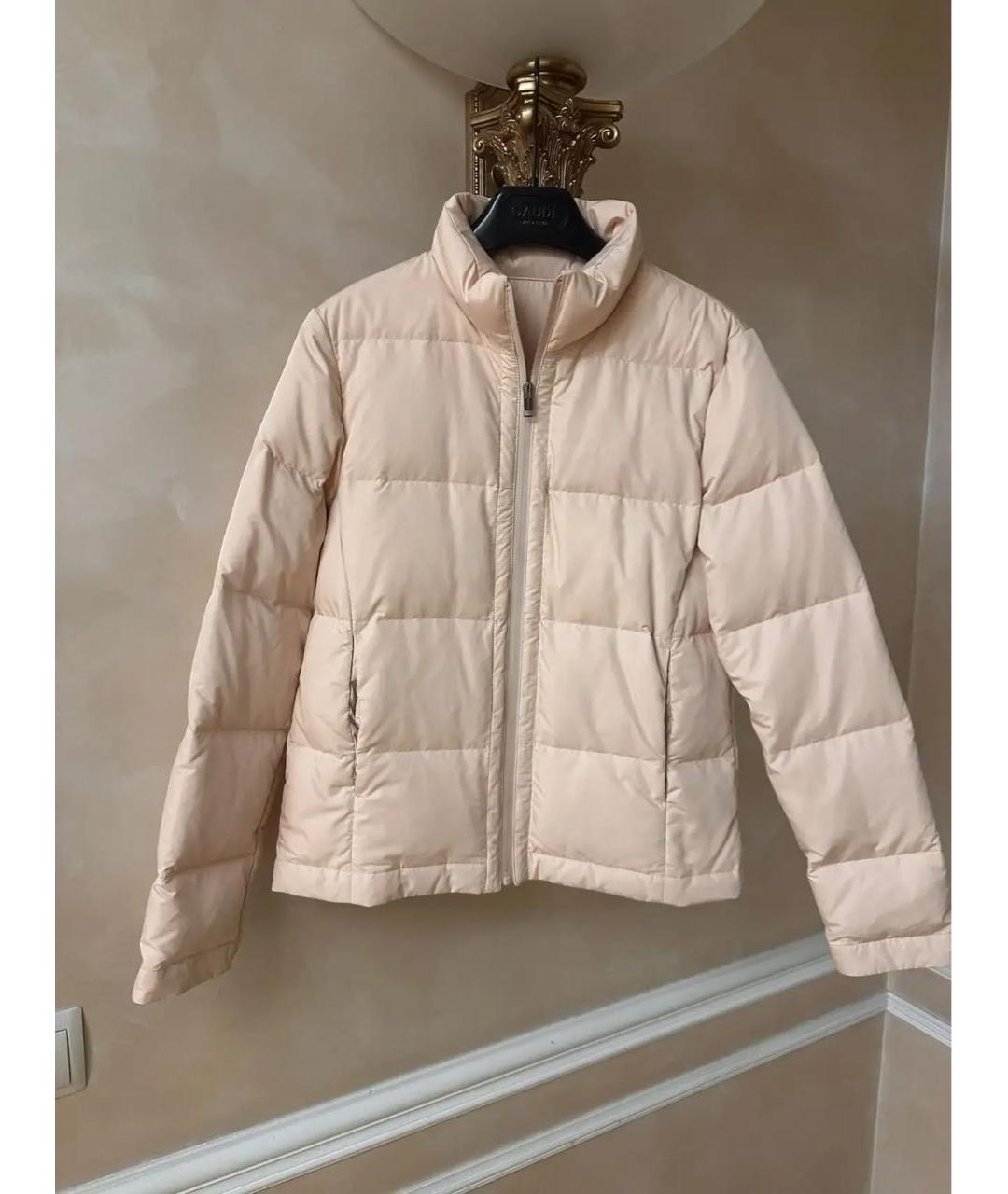 YVES SALOMON Розовая полиэстеровая куртка, фото 6