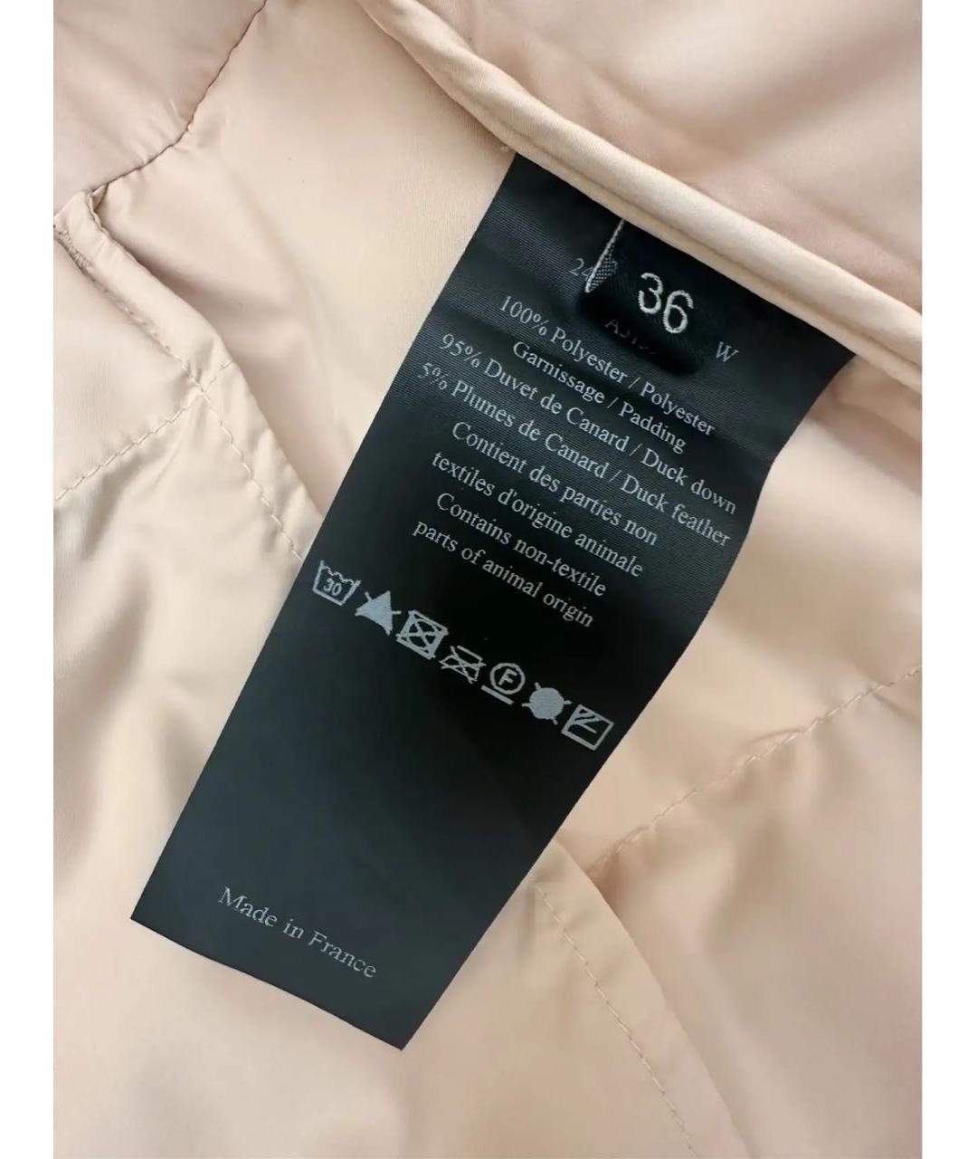 YVES SALOMON Розовая полиэстеровая куртка, фото 4