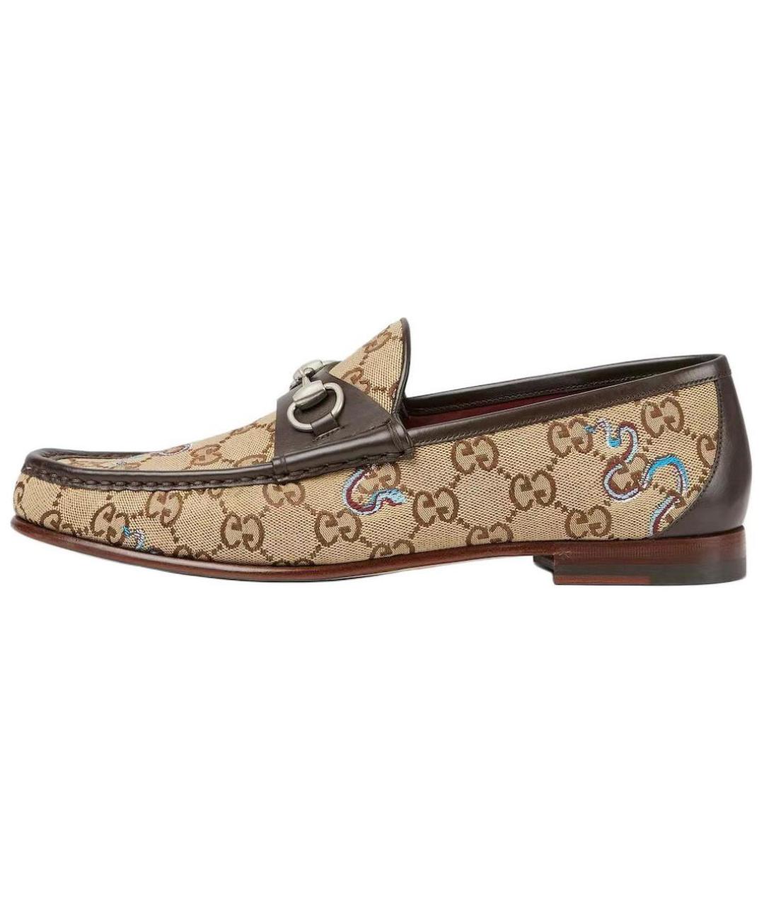 GUCCI Коричневые лоферы, фото 2