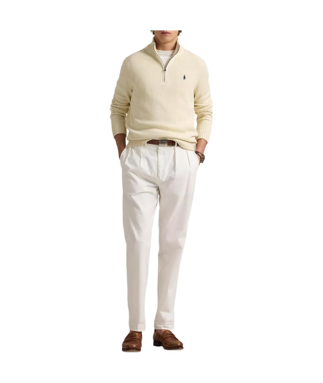 POLO RALPH LAUREN Бежевый джемпер / свитер, фото 3